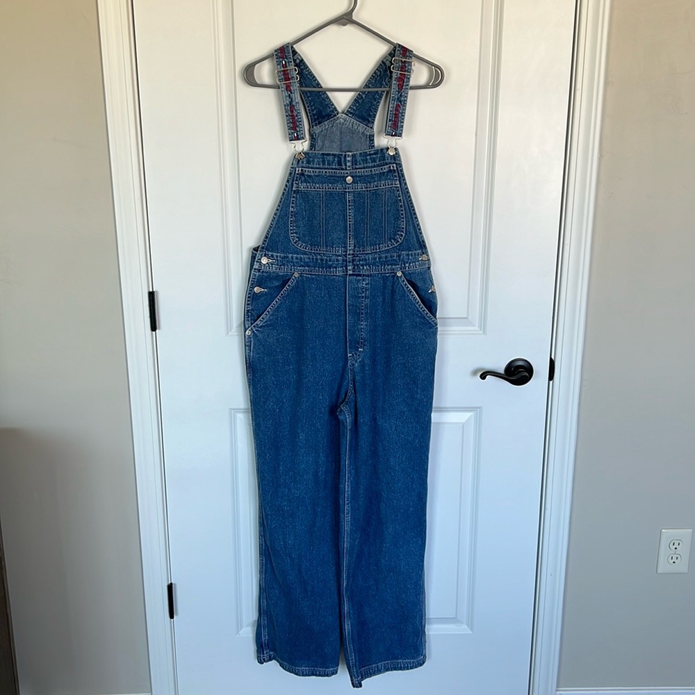 Tommy Hilfiger Vintage 2000s Denim Overalls.
